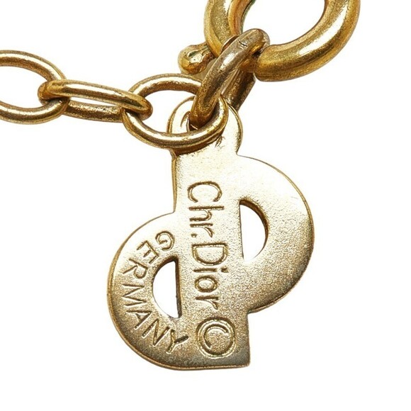 Authentic Dior Crystal CD Pendant Necklace - Picture 5 of 7